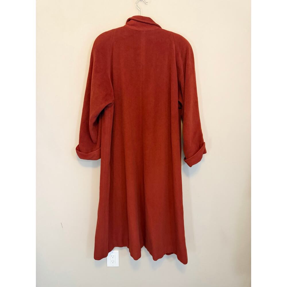 Vtg Searle Blatt Studio Camel Hair Trench Coat 6 Orange Long Luxury Classic Warm - Picture 2 of 8